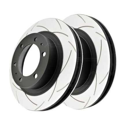 Dba Front Brake Rotor for 2007-2014 Toyota FJ Cruiser 4x4 Survival T2 Slotted 2716S